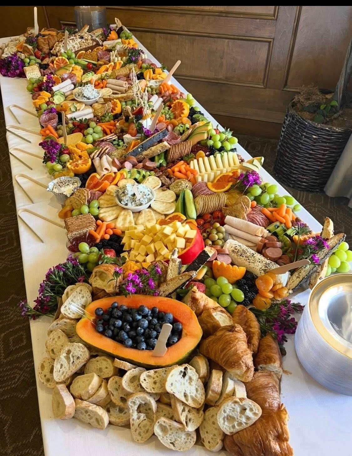 Luxury grazing table display
